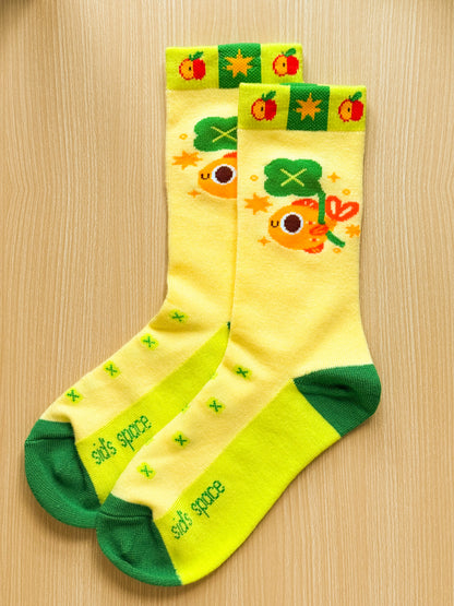 Lucky Brian Socks | Cute Goldfish Casual Everyday Socks