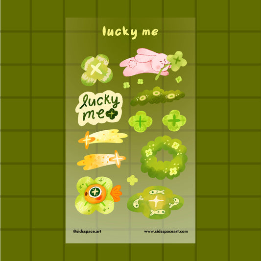 Lucky Me Journaling Sticker Sheet